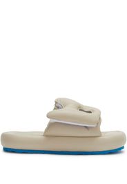 Off-White METEOR PADDED SLIDER SAND BLUE - Toni neutri