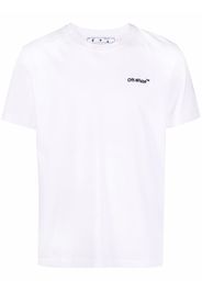 Off-White HELVETICA LOGO SLIM S/S TEE WHITE BLACK - Bianco