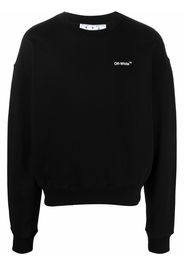 Off-White Felpa Caravaggio Arrow Over - Nero