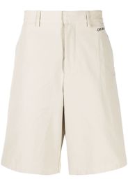 Off-White SINGLE ARROW SKATE SHORTS DARK SAND BLAC - Toni neutri