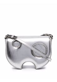 Off-White Burrow saddle bag - Argento
