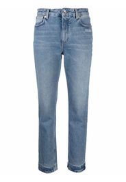 Off-White faded-effect skinny jeans - Blu