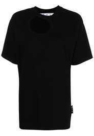 Off-White T-shirt con design cut-out - Nero