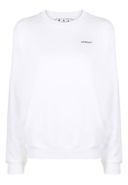 Off-White Floral Arrows-print sweatshirt - Bianco