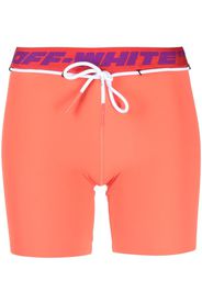 Off-White Shorts sportivi con vita elasticizzata - Arancione