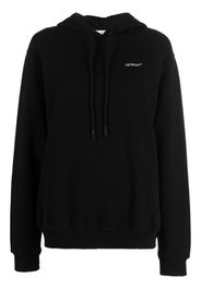 Off-White Arrows-print drawstring hoodie - Nero