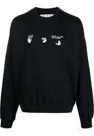 Off-White Felpa Swimming Man - Nero