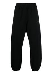 Off-White Pantaloni sportivi Diag Stripe con logo - Nero