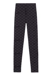 Off-White Leggings sportivi Flock Monogram - Nero