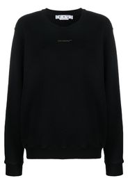 Off-White signature Arrows tie-dye crewneck - Nero