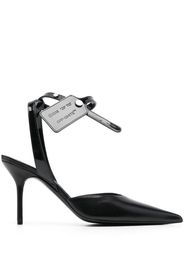 Off-White Varnish 95mm pumps - Nero