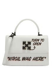 Off-White Jitney 1.4 quote-print tote bag - Bianco