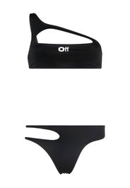 Off-White cut-out bikini set - Nero