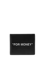 Off-White "For Money" bi-fold wallet - Nero