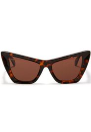 Off-White Edvard cat-eye sunglasses - Marrone