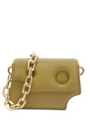 Off-White Burrow asymmetric shoulder bag - Verde