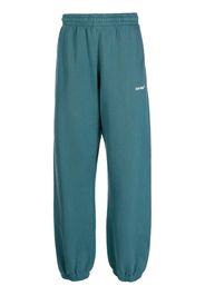 Off-White Pantaloni sportivi con stampa - Verde