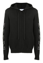 Off-White Felpa con zip - Nero