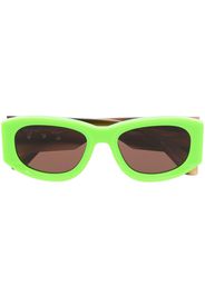 Off-White logo-print sunglasses - Verde