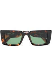 Off-White Savannah oversized-frame sunglasses - Marrone