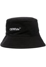 Off-White Cappello bucket con ricamo - BLACK WHITE