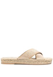 Off-White BOOKISH CRISS CROSS ESPADRILL BEIGE OFF - BEIGE OFF WHITE