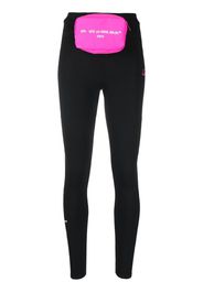 Off-White For Run detachable-pouch leggings - Nero