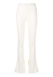 Off-White Sleek split leggings - Bianco