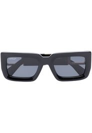 Off-White Boston logo-plaque sunglasses - Nero