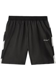 Off-White Diag Surfer Swimshorts - Nero