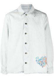 Off-White Graffiti denim shirt - Toni neutri