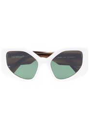 Off-White Denver logo-print sunglasses - Bianco