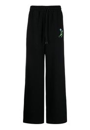 Off-White Pantaloni sportivi Alien con stampa - Nero