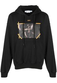 Off-White Felpa Arrows Caravaggio con cappuccio - Nero