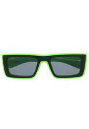 Off-White Jacob rectangle-frame sunglasses - Verde