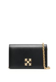 Off-White Jitney 0.5 leather shoulder bag - Nero