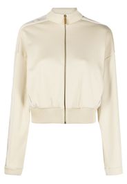 Off-White cropped zipped jacket - Toni neutri