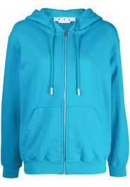 Off-White Felpa con cappuccio - Blu