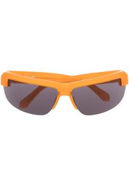 Off-White Toledo rectangle-frame sunglasses - Arancione