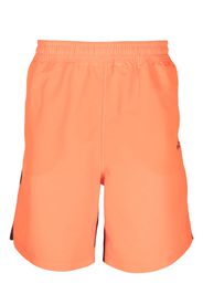 Off-White Diag Surfer striped swim shorts - Arancione