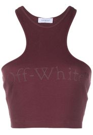 Off-White Top con stampa - Rosso