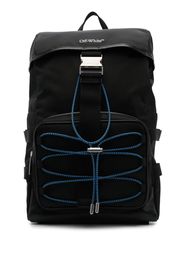 Off-White Courrie Flap drawstring backpack - Nero