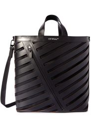 Off-White Borsa tote Diag con cut-out - Nero