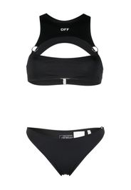 Off-White Off Stamp Rower bikini - Nero