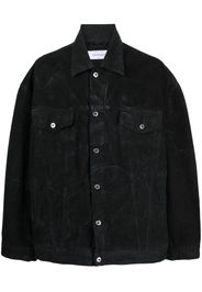 Off-White dark-washed denim jacket - Nero