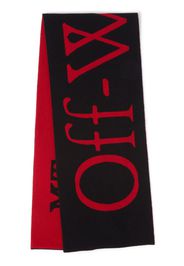 Off-White Sciarpa Bookish con logo - Nero