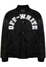 Off-White Baseball Over varsity jacket - Nero