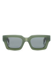 Off-White Virgil rectangle-frame sunglasses - Verde