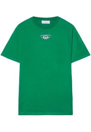 Off-White T-shirt con motivo Bandana Arrow - Verde