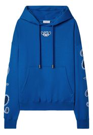Off-White Felpa con motivo Bandana Arrow Skate - Blu